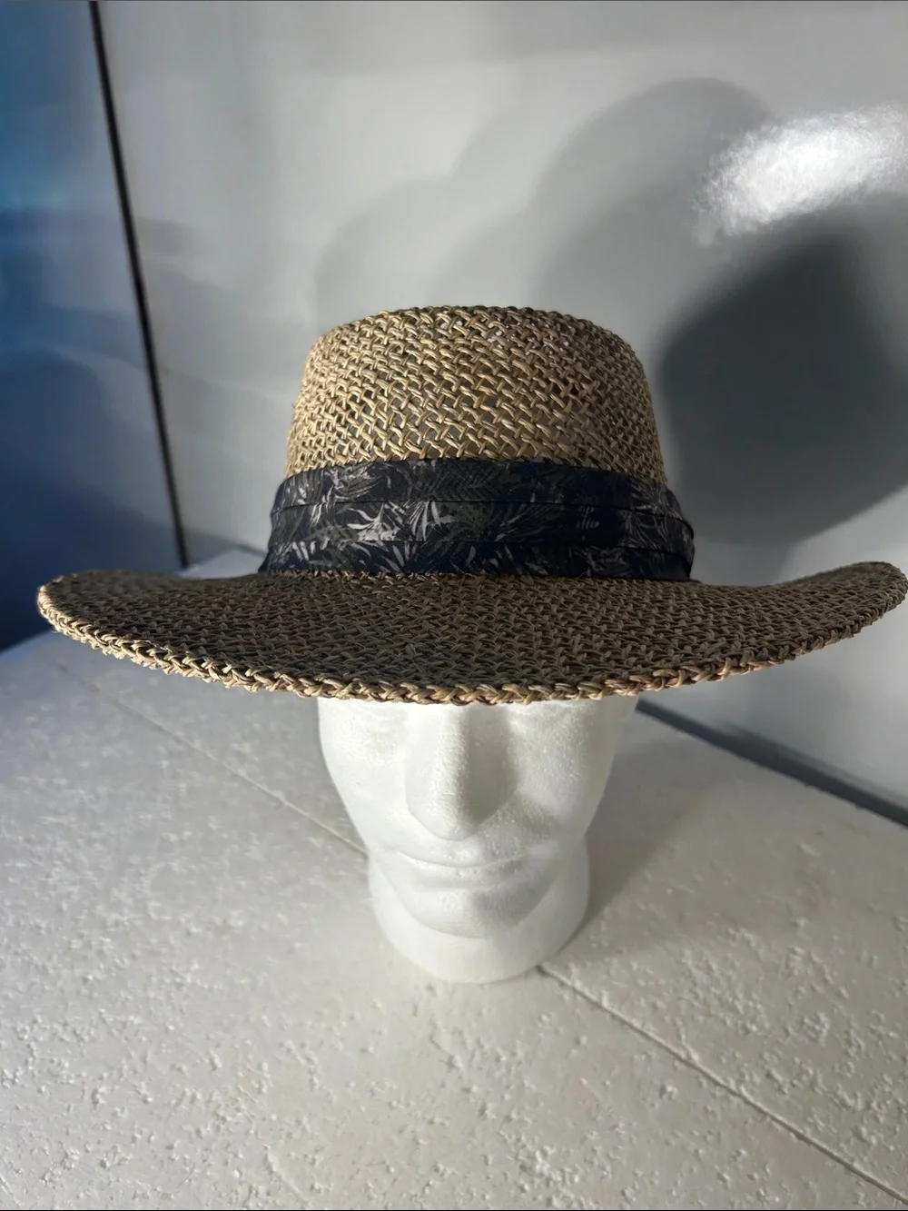 O'rageous Mens UPF Seagrass Gamble Hat Beach Resort Vacation Timeless Retro